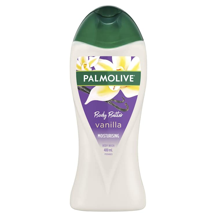 Palmolive Body Butter Heavenly Vanilla Moisturising Body Wash Recyclable Bottle