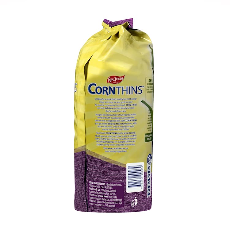 Real Foods Corn Thins Multigrain