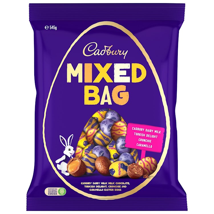 Cadbury Mixed Easter Egg Bag