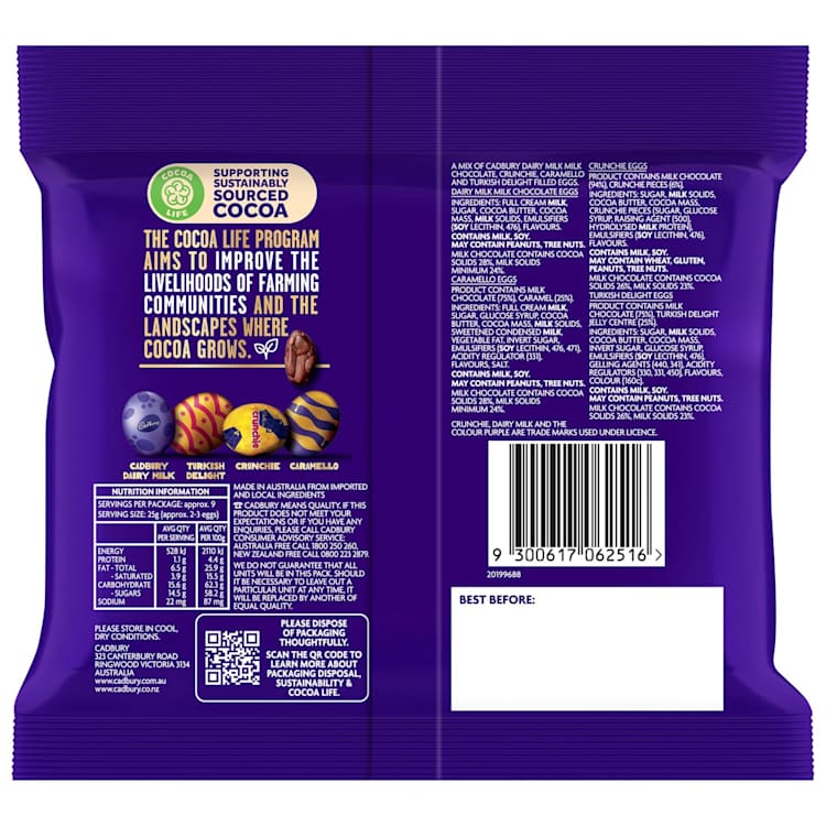 Cadbury Easter Mixed Egg Bag