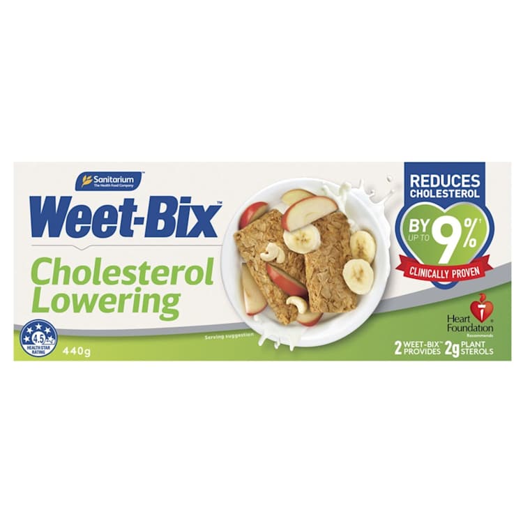 Weet-Bix Cholesterol Lowering