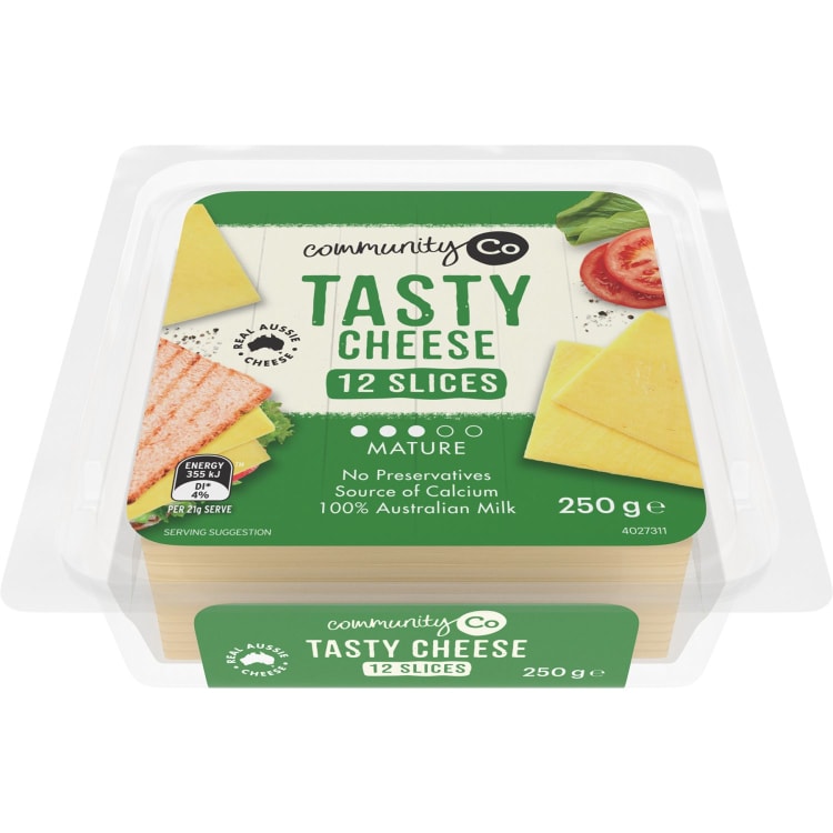 Community Co Sliced Tasty Cheese