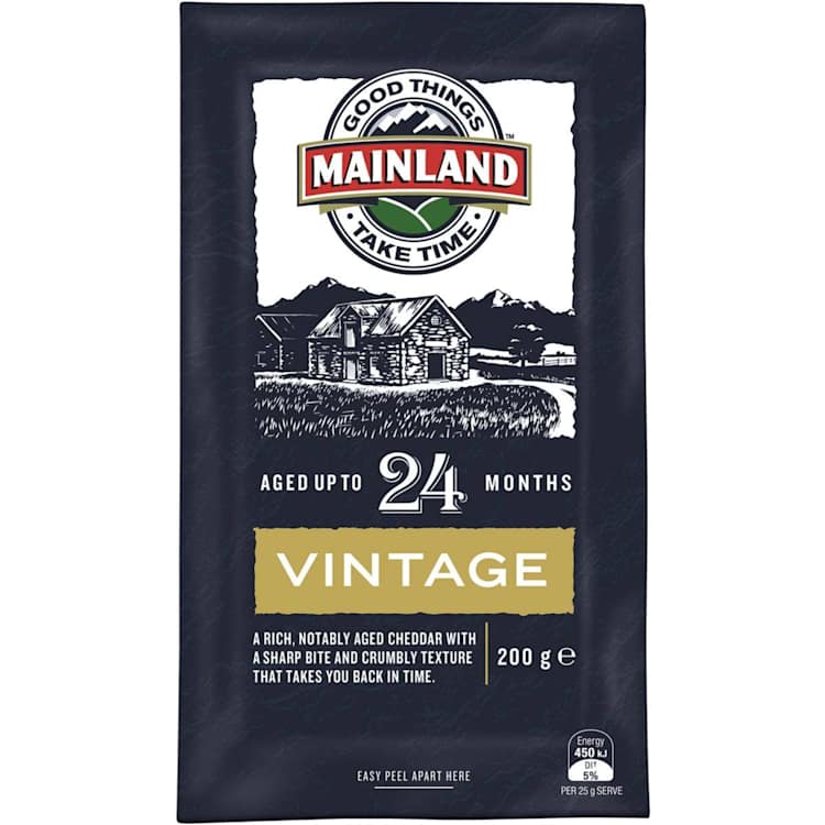 Mainland Vintage Cheddar Cheese Block