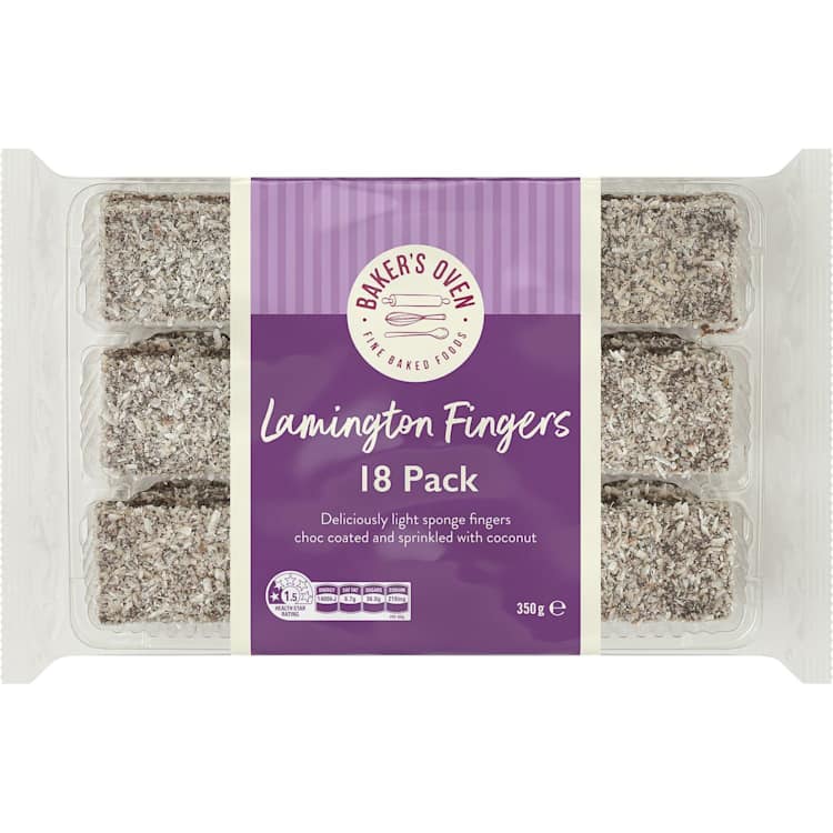 Baker's Oven Lamington Fingers