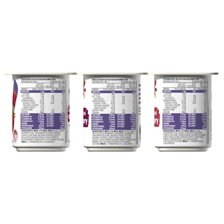 Yoplait Berry Punnet Yoghurt Multipack