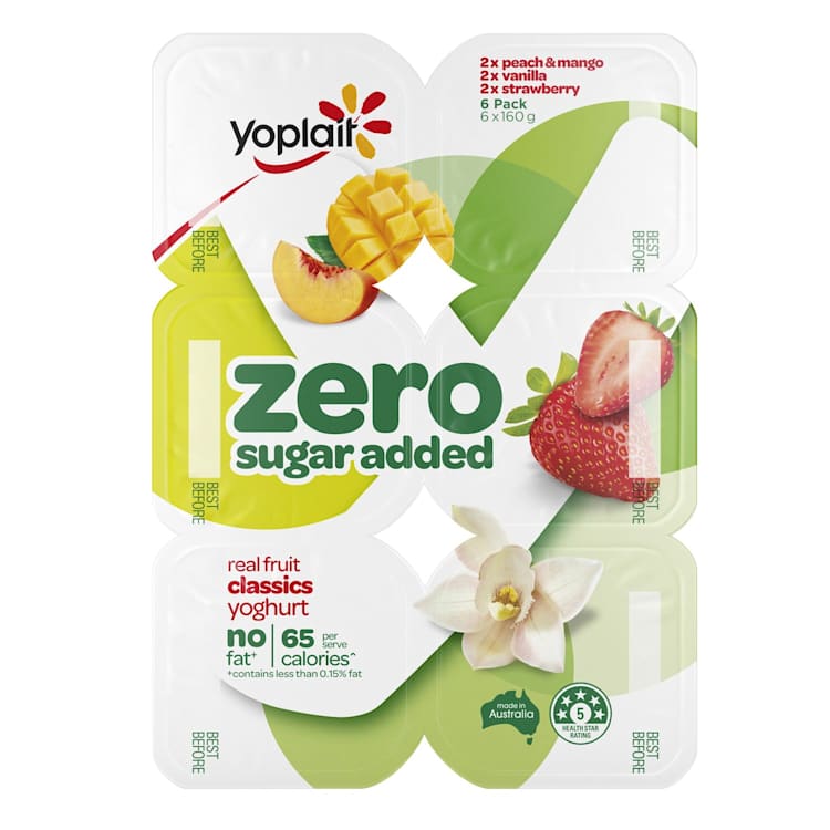 Yoplait Zero Yoghurt Classics Multipack