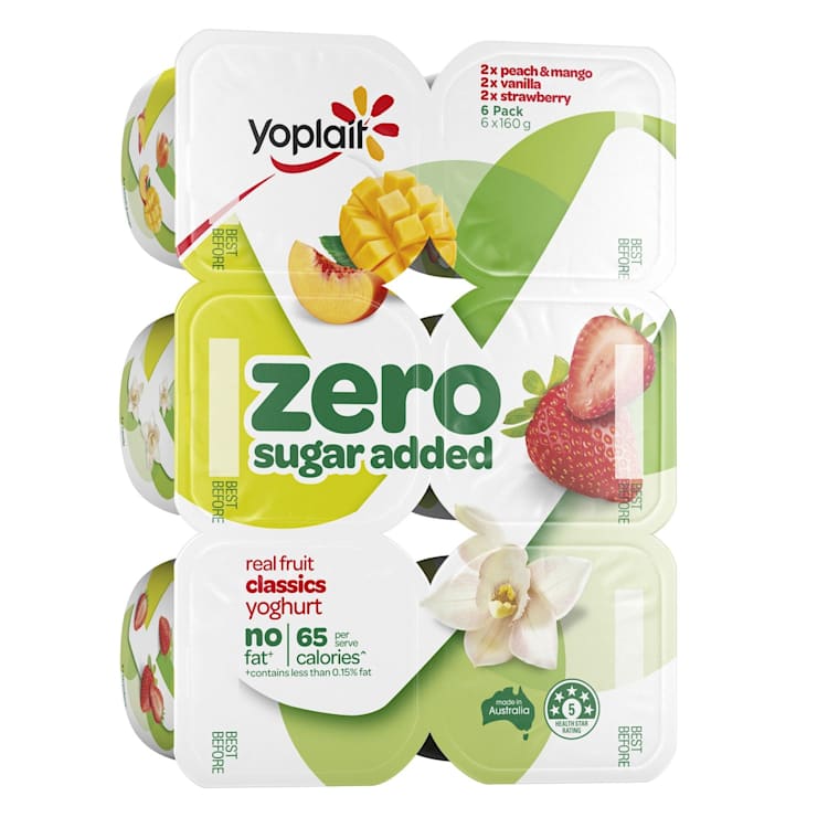 Yoplait Zero Yoghurt Classics Multipack