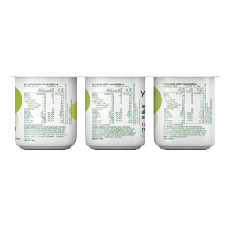 Yoplait Zero Yoghurt Berry Harvest Multipack