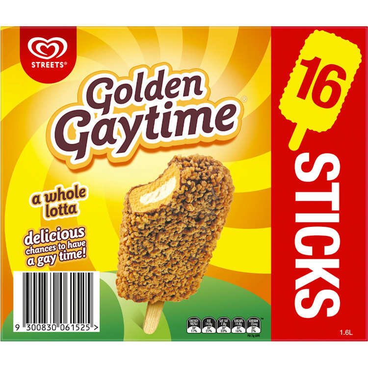 Streets Golden Gaytime Ice Cream Original Value Pack