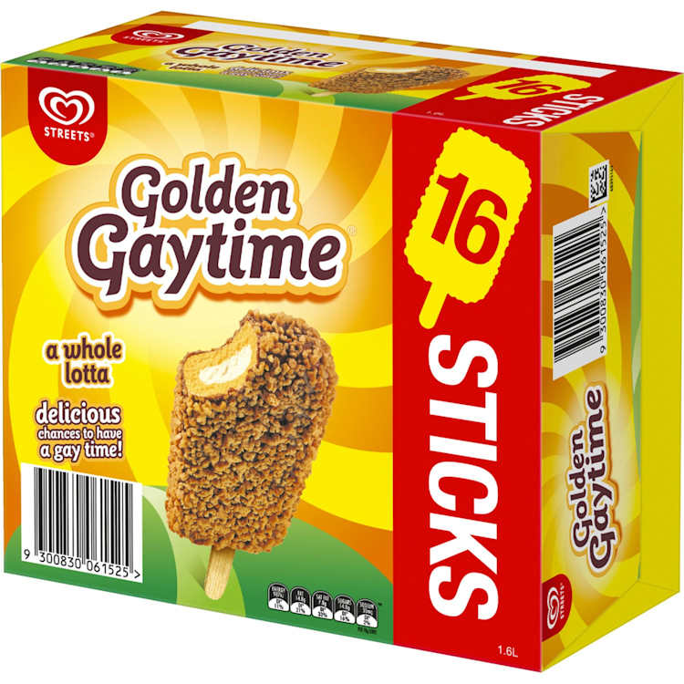 Streets Golden Gaytime Ice Cream Original Value Pack