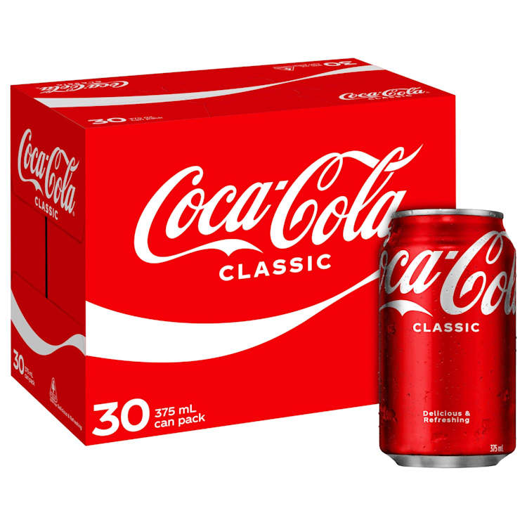 Coca-Cola Classic Soft Drink Multipack Cans