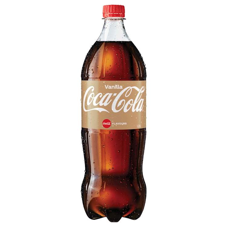 Coca-Cola Vanilla Soft Drink Bottle