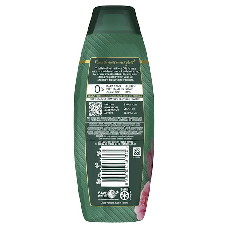 Palmolive Luminous Oils Moroccan Argan Oil & Camellia Protect Shampoo