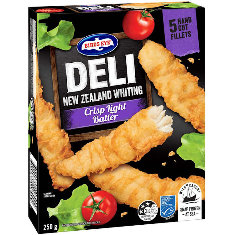 Birds Eye Deli Whiting Crisp Light Batter
