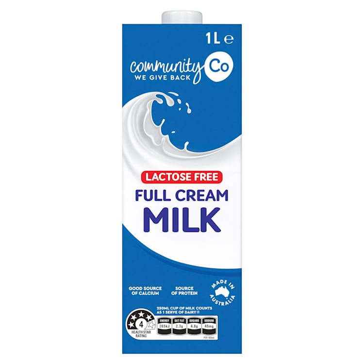 Community Co Lactose Free Full Cream Milk