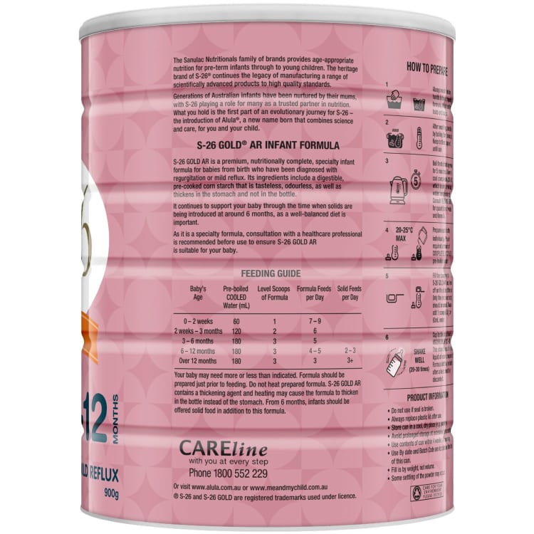 S-26 Alula Gold AR Infant Formula