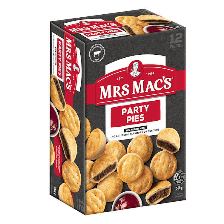 Mrs Mac's Beef Party Pies
