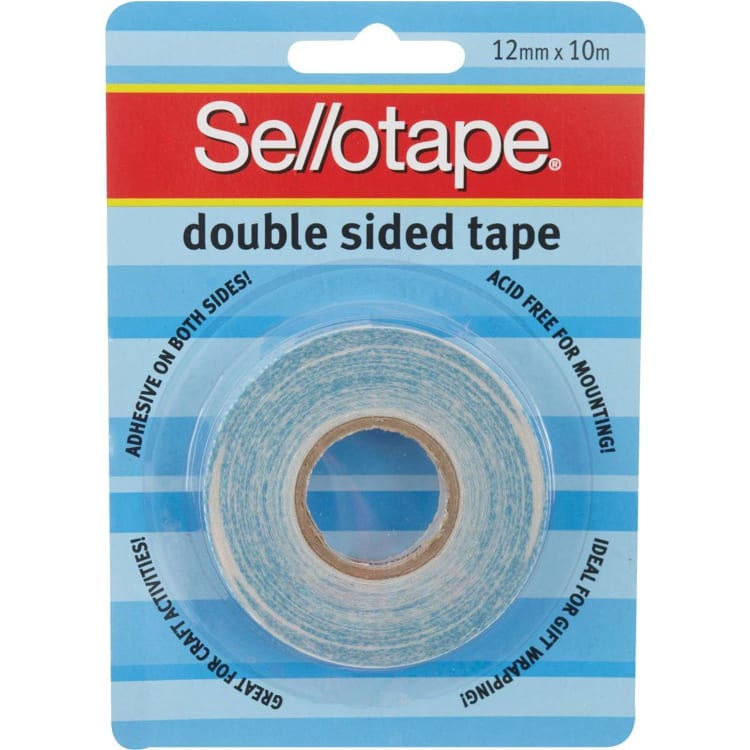 Sellotape Tape Double Sided 12mmx10m
