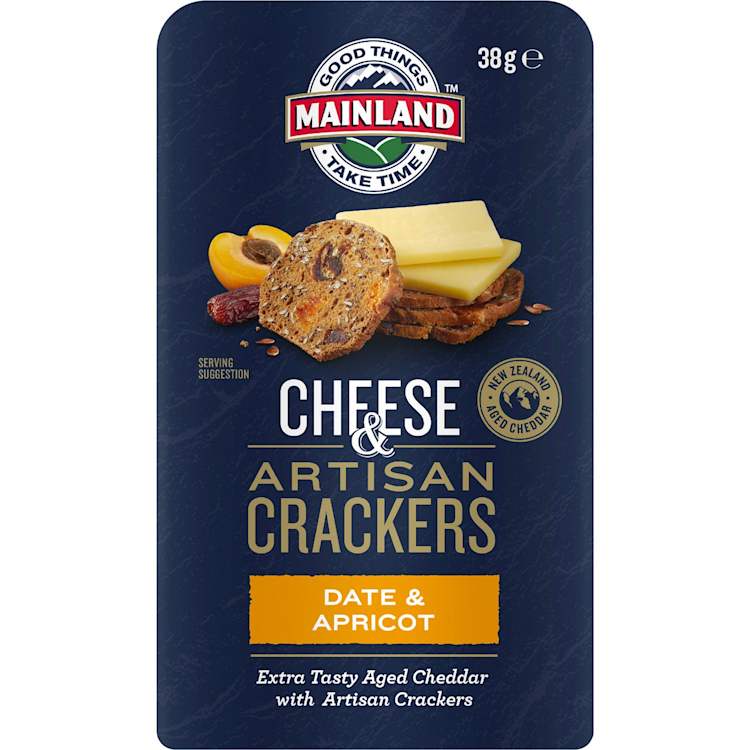 Mainland Cheese & Artisan Crackers Date & Apricot