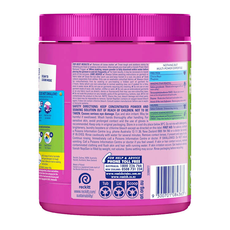 Vanish NapiSan Oxi Action Stain Remover Powder