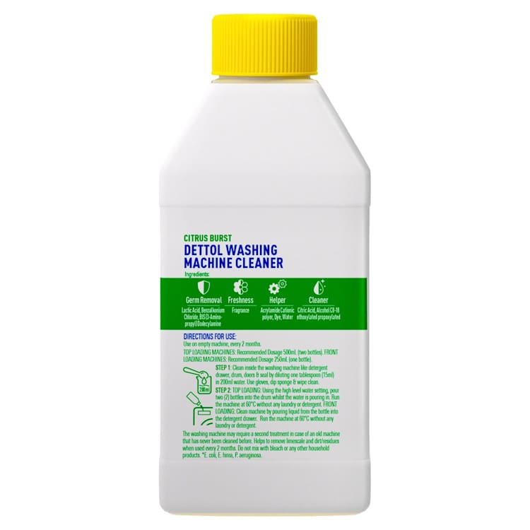 Dettol Washing Machine Cleaner Citrus Burst
