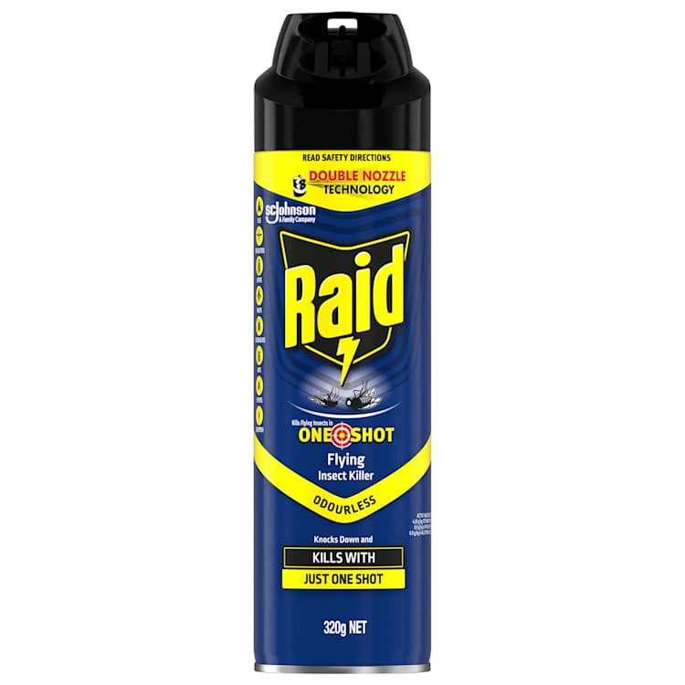 Raid Flying Insect Killer One Shot Double Nozzle