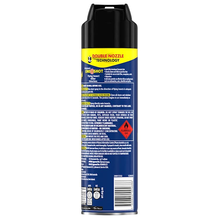 Raid Flying Insect Killer One Shot Double Nozzle