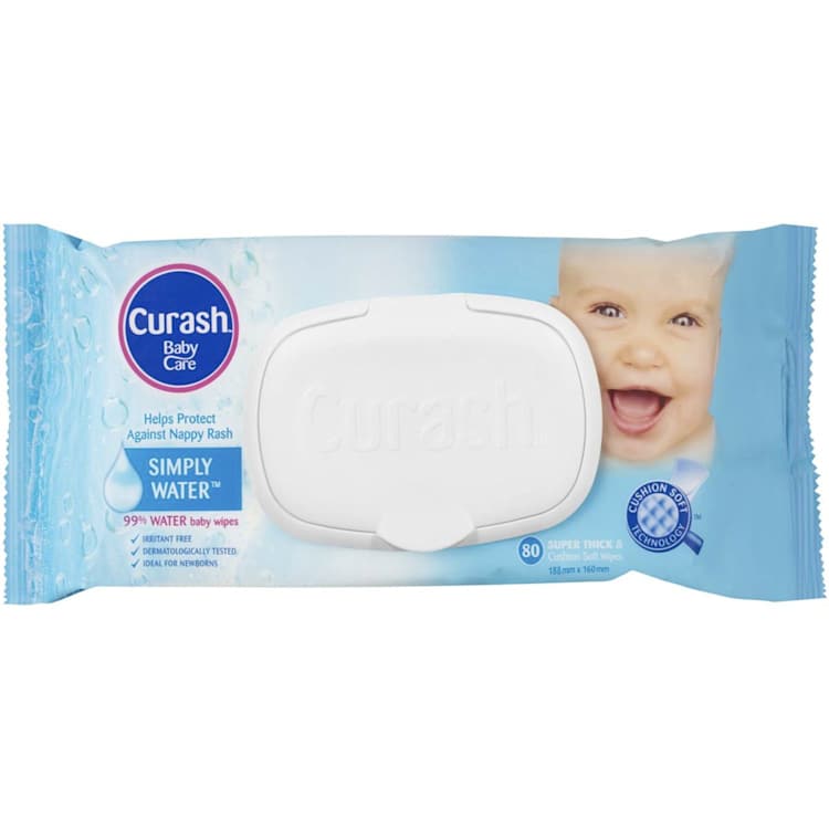 Curash Baby Wipes Simply Water