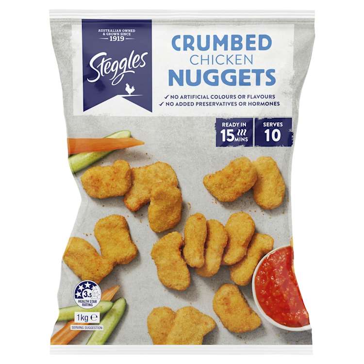 Steggles Chicken Crumbed Nuggets
