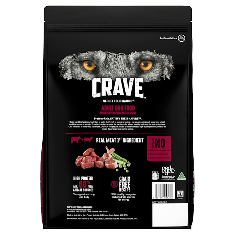 Crave dog food sale lamb and venison