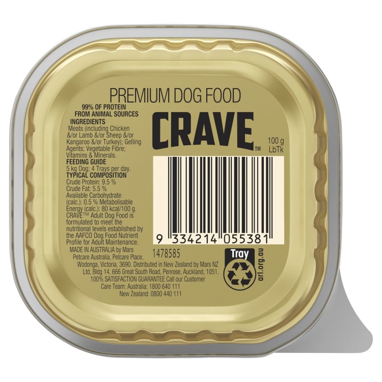Crave wet online dog food trays