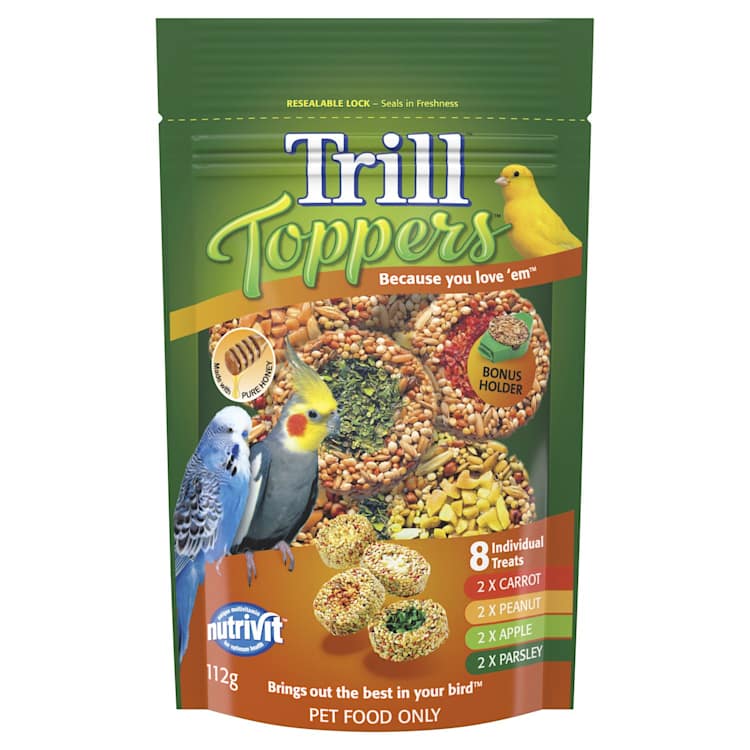 Trill Toppers Dry Bird Seed Mix Flavours Pouch