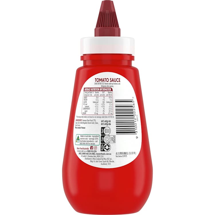 MasterFoods Tomato Sauce