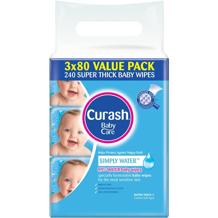 Curash Water Wipes