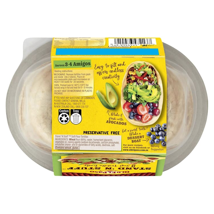 Old El Paso Stand 'n Stuff Tortilla Wholegrain