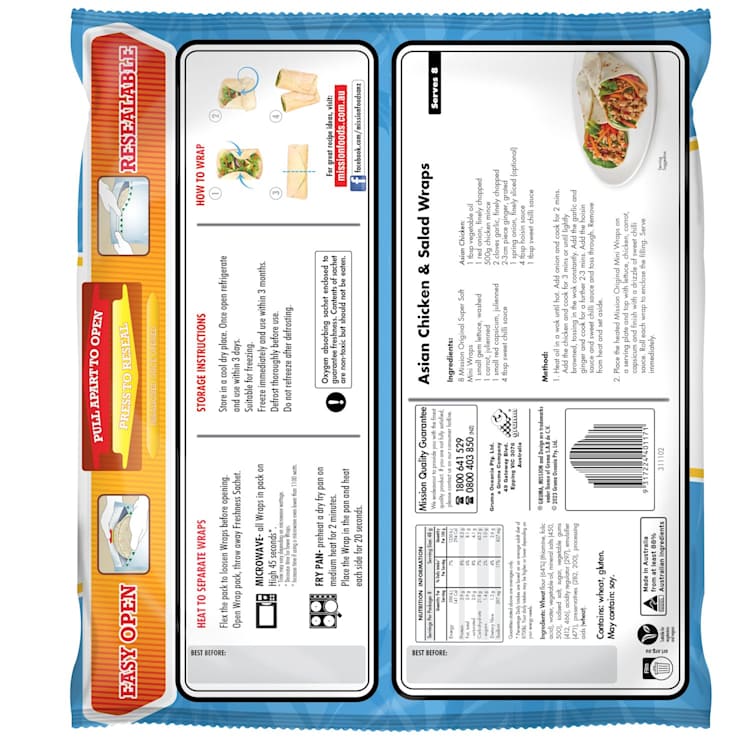 Mission Wraps Mini Original