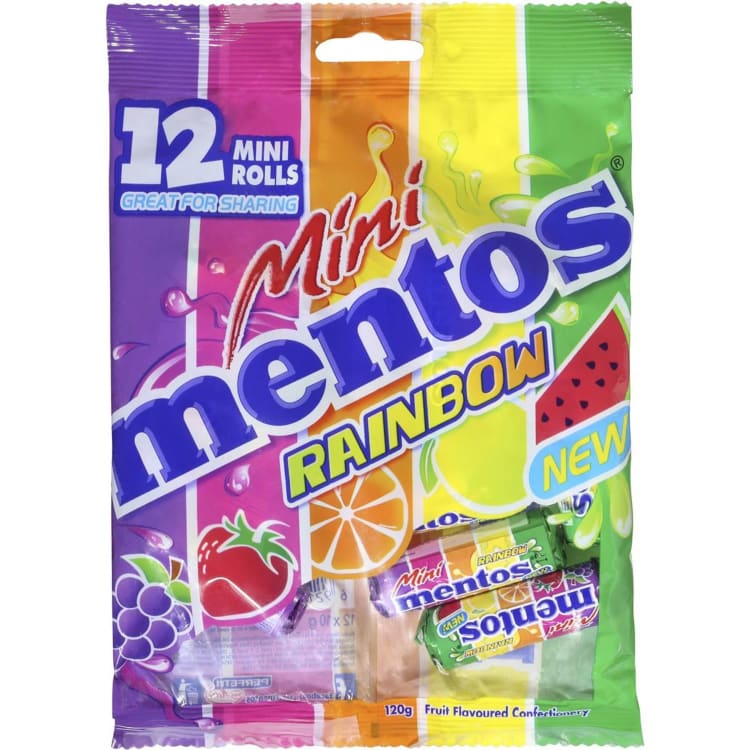 Mentos Fruit Chews Rainbow Mini's