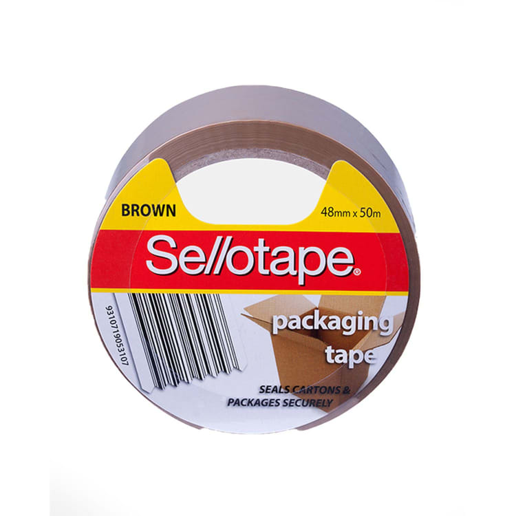 Sellotape Pack Tape Brown 48X50M