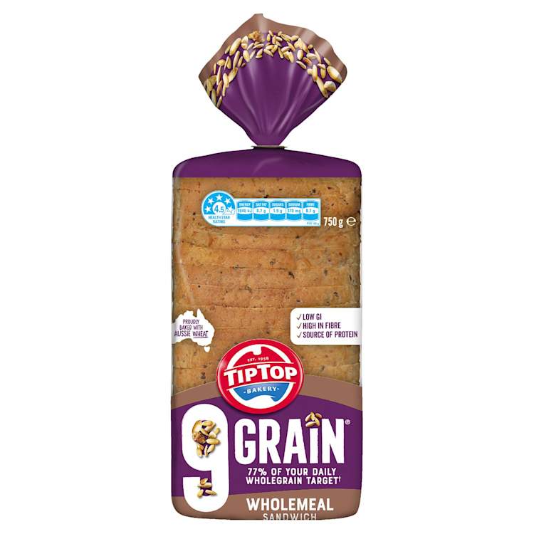 Tip Top Bread 9 Grain Wholemeal