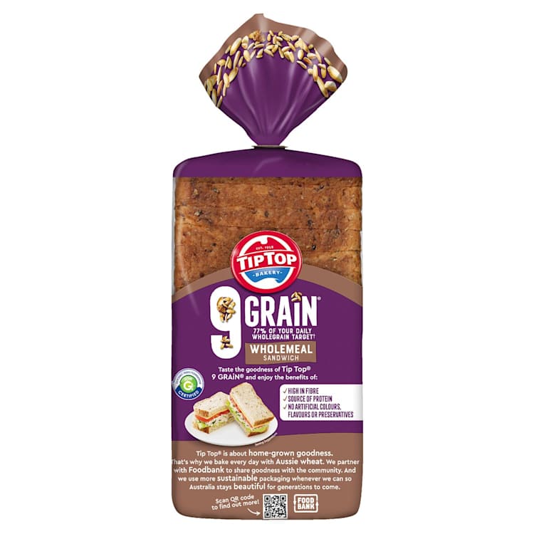 Tip Top Bread 9 Grain Wholemeal