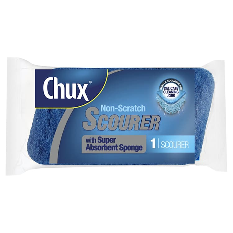 Chux Non-Scratch Scourer with Super Absorbent Sponge