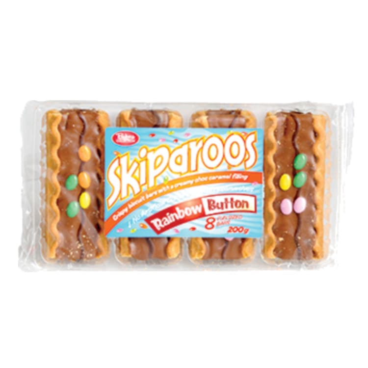 Bakers Collection Skiparoos Rainbow Button Biscuits