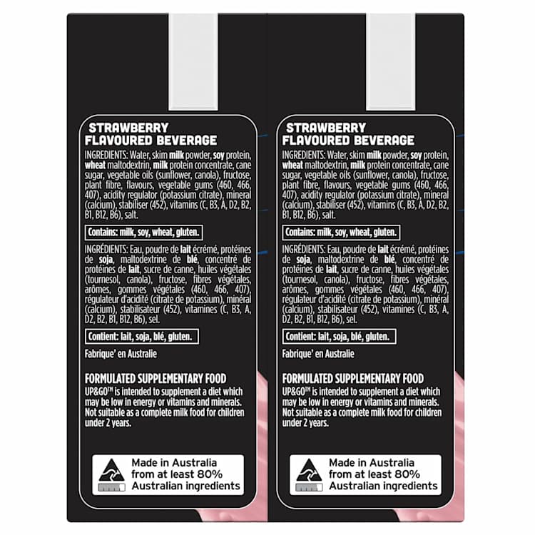 Up & Go Protein Energize Liquid Breakfast Strawberry