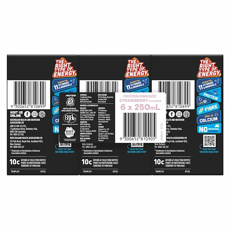 Up & Go Protein Energize Liquid Breakfast Strawberry