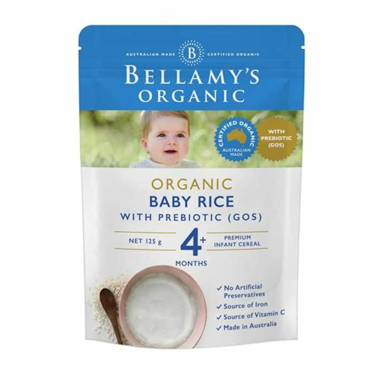 Bellamy's Organic Baby Rice With Prebiotic