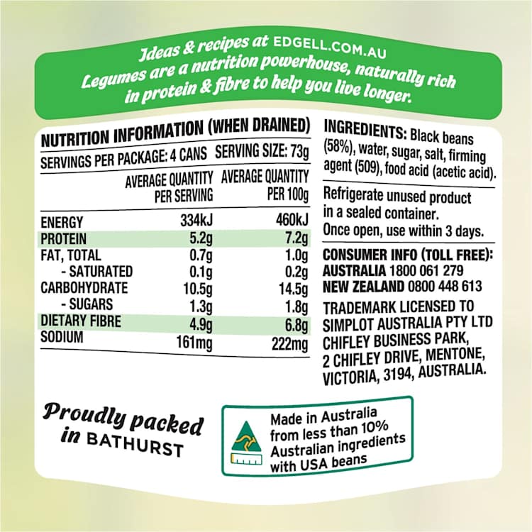 Edgell Black Beans