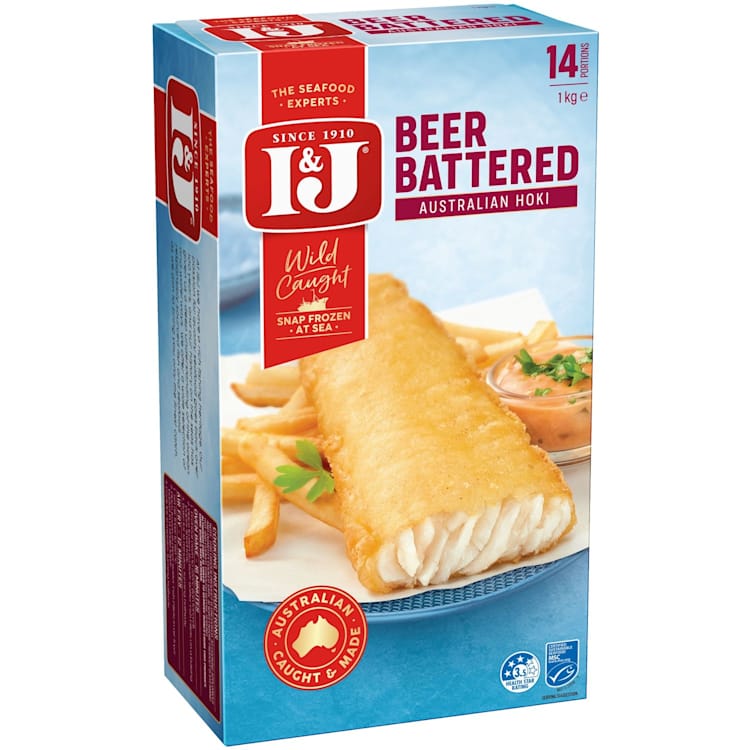 I&J Fish Fillets Beer Battered