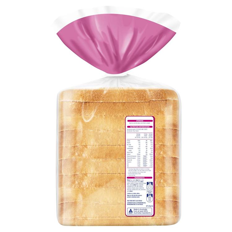 Wonder High Fibre White Sliced Bread Sandwich