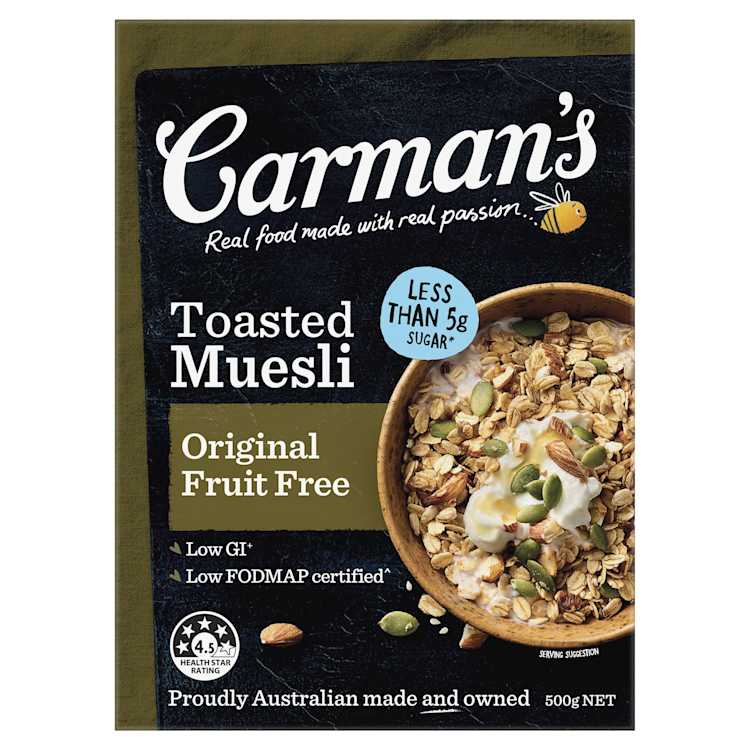 Carman's Original Fruit Free Muesli