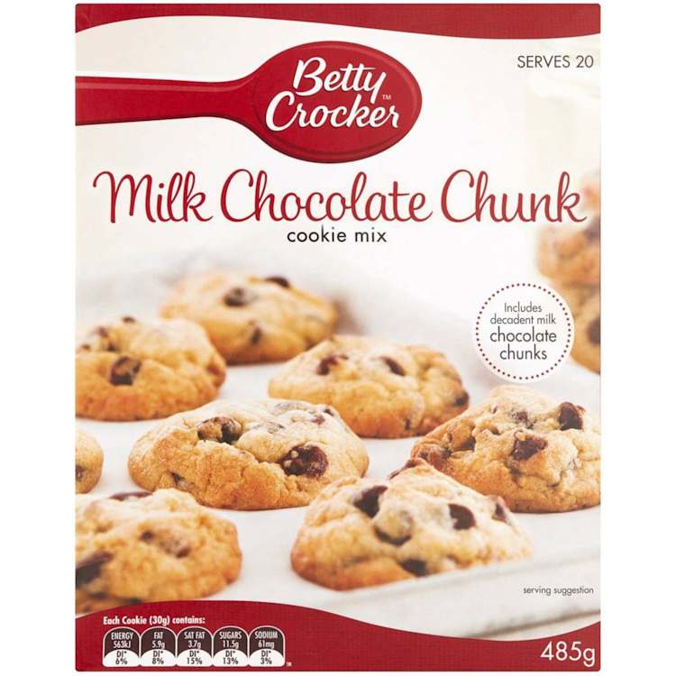 Betty Crocker Milk Chocolate Chunk Cookie Mix